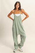 Buy Relaxed Fit Mineral Washed Overalls with Pockets by Faz