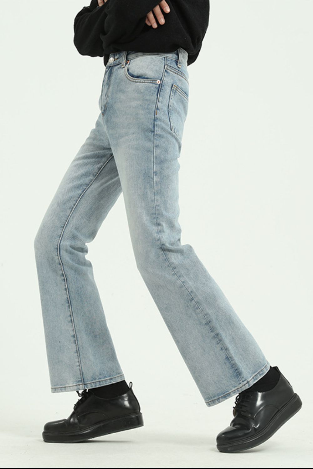 Buy Straight Leg Jeans with Pockets by Faz