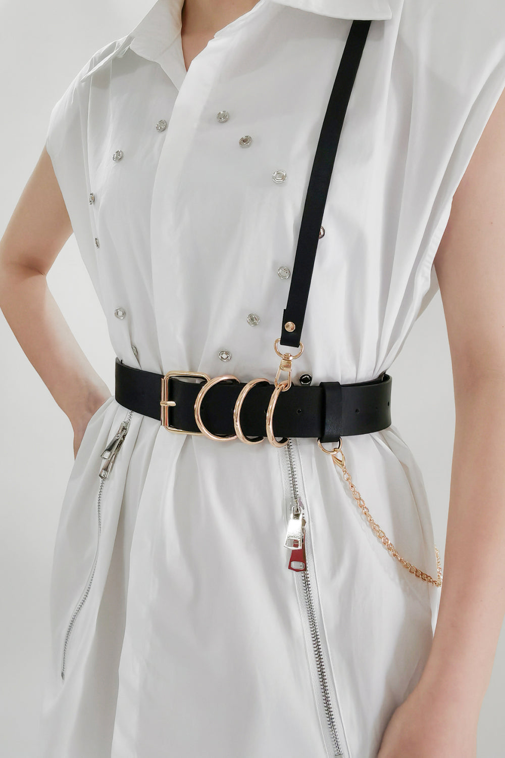 Buy Punk PU Belt by Faz