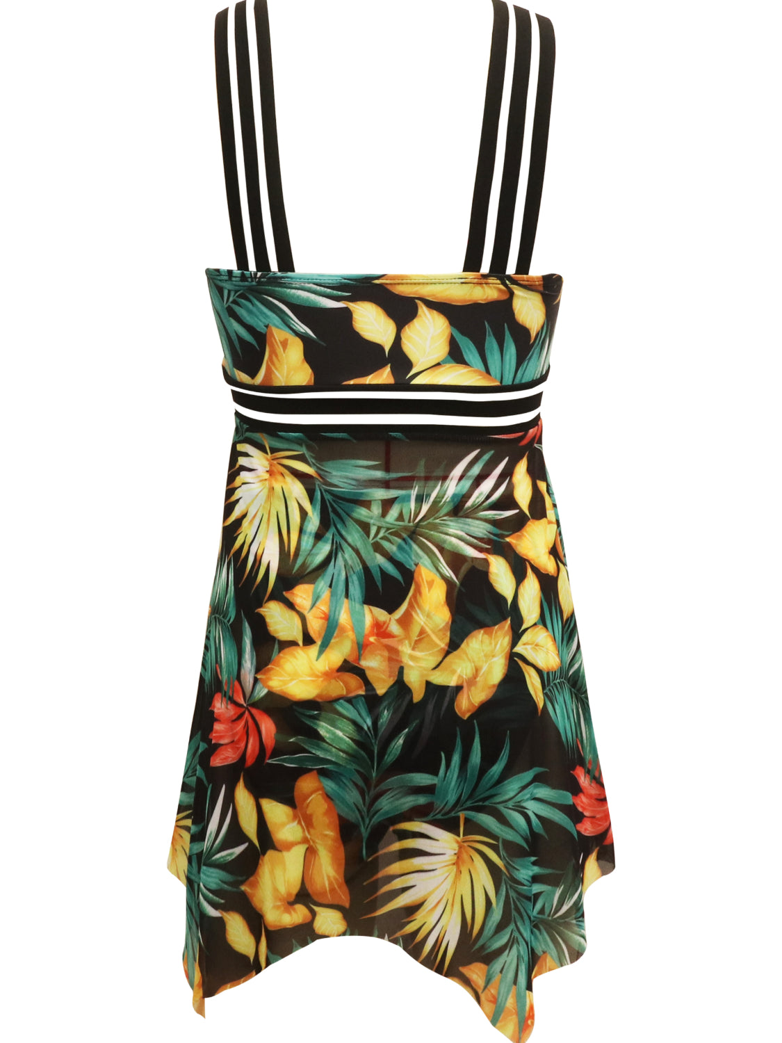 Buy Cutout Printed Two-Piece Swim Set by Faz