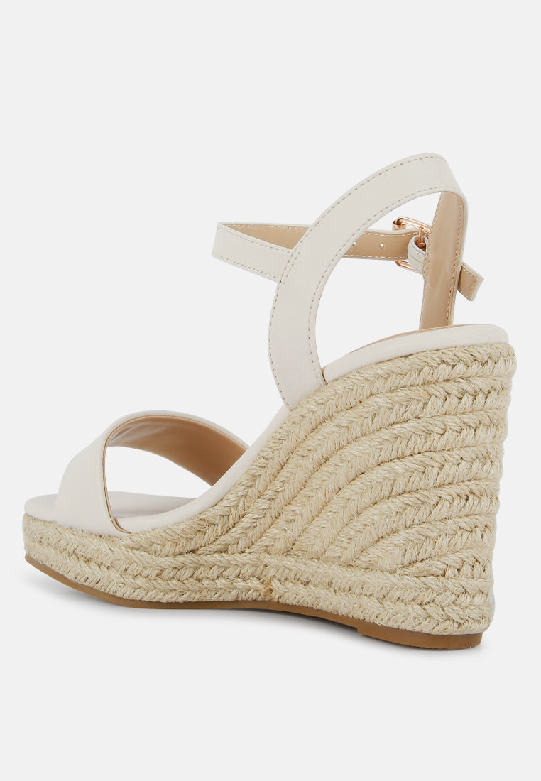 Buy augie woven wedge sandals by London Rag