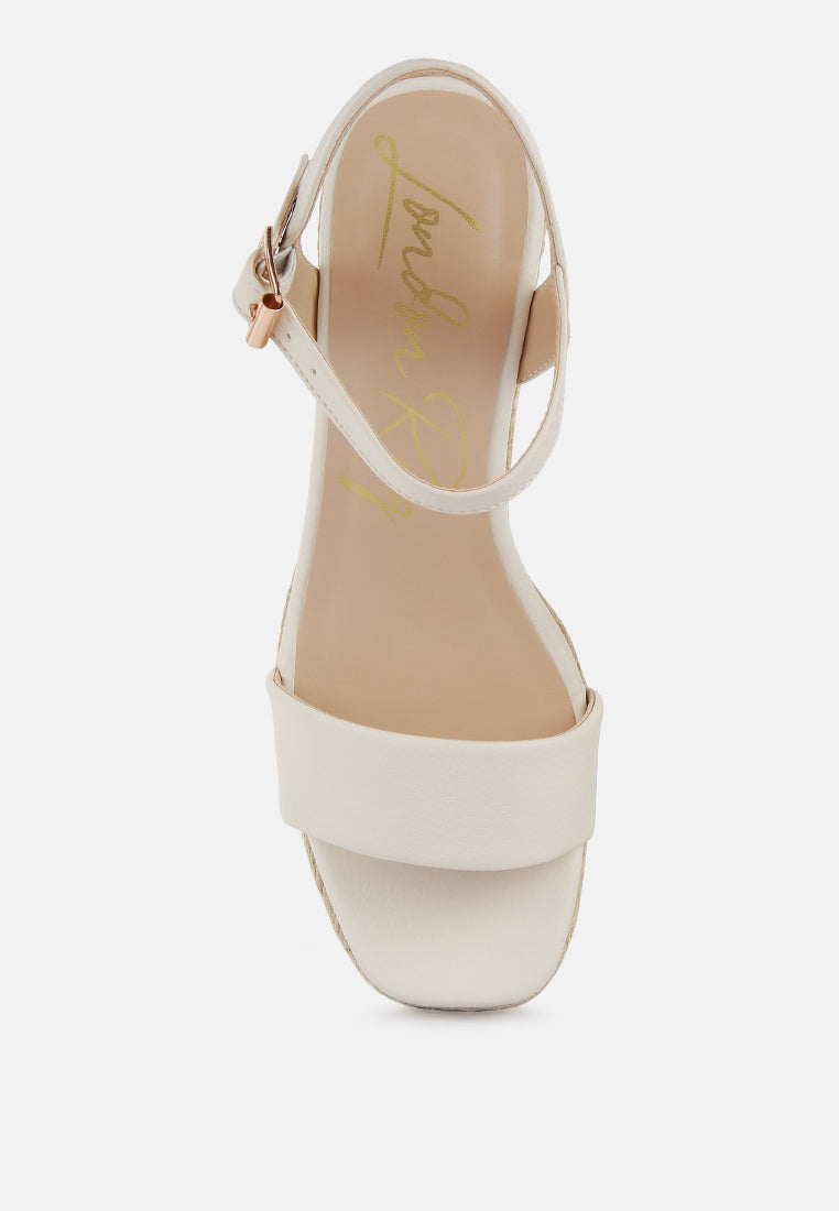 Buy augie woven wedge sandals by London Rag