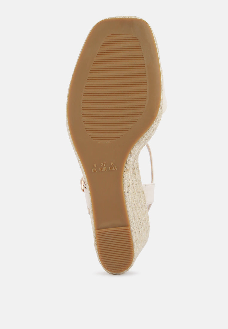 Buy augie woven wedge sandals by London Rag