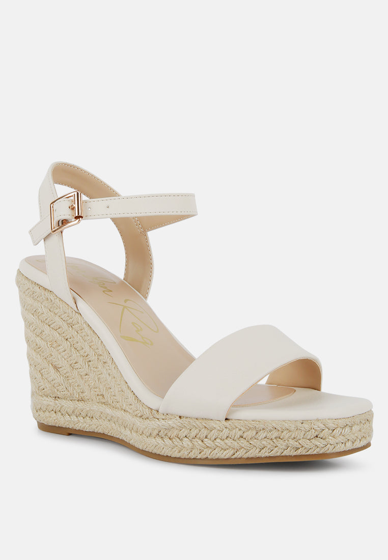 Buy augie woven wedge sandals by London Rag