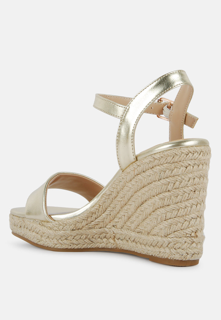 Buy augie woven wedge sandals by London Rag