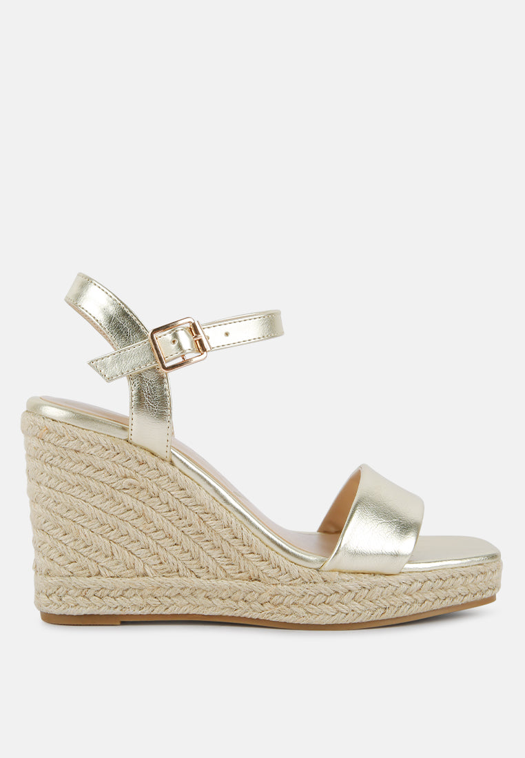 Buy augie woven wedge sandals by London Rag