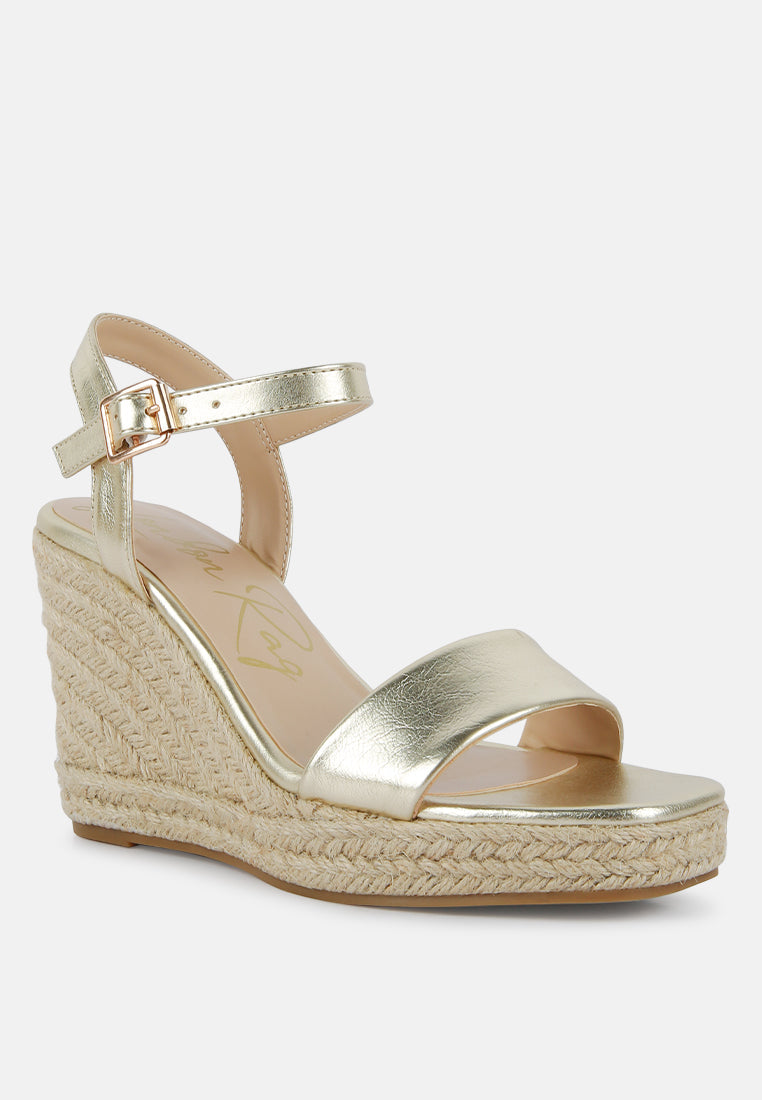 Buy augie woven wedge sandals by London Rag