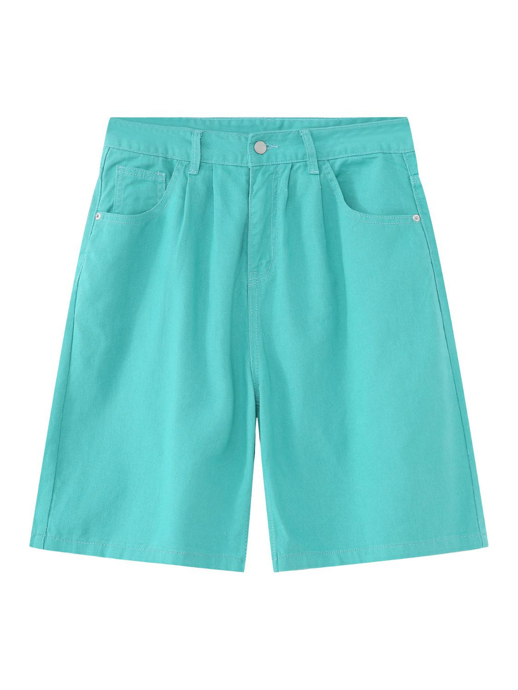 Buy Mid Rise Denim Shorts by Faz