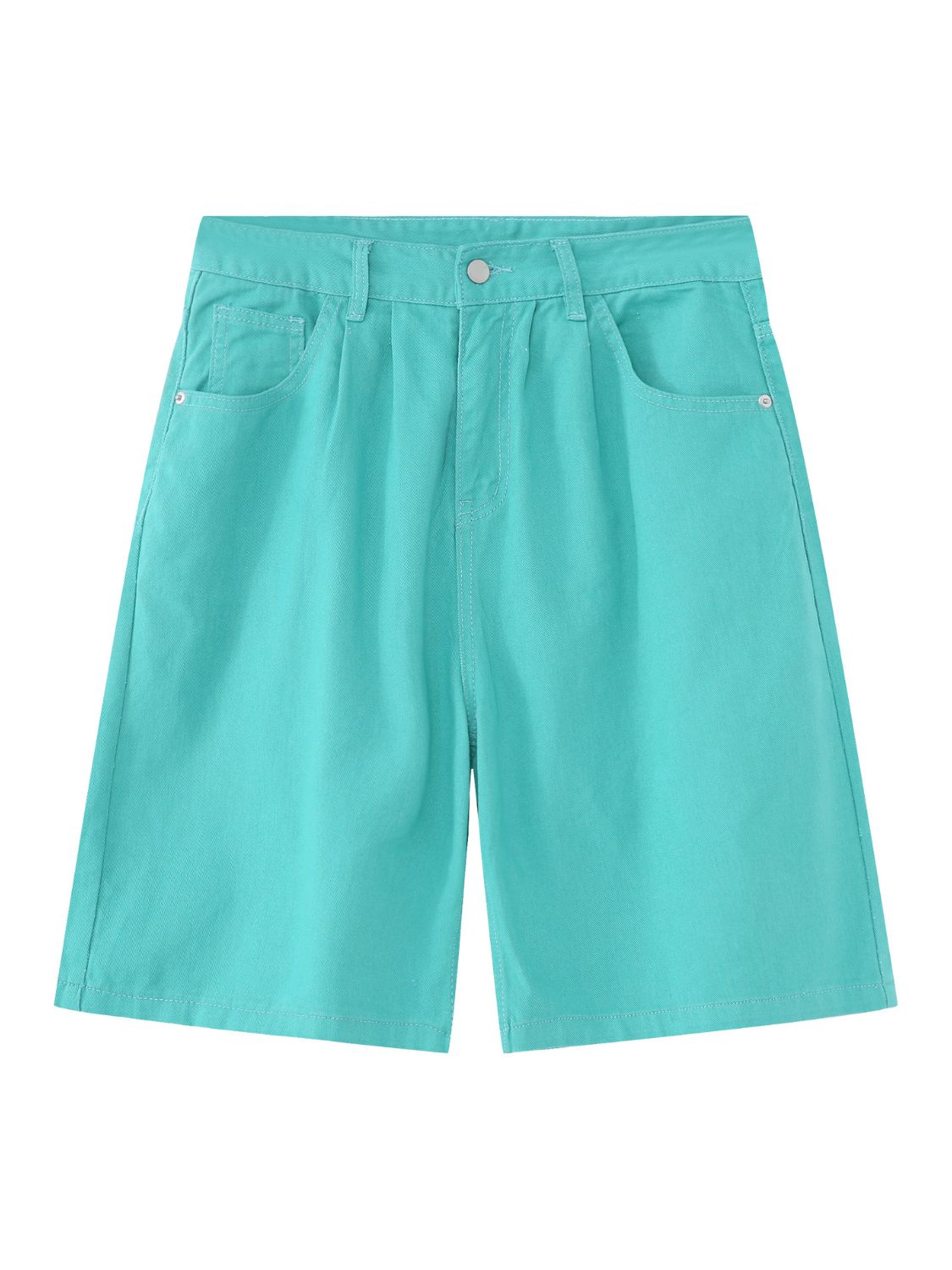 Buy Mid Rise Denim Shorts by Faz