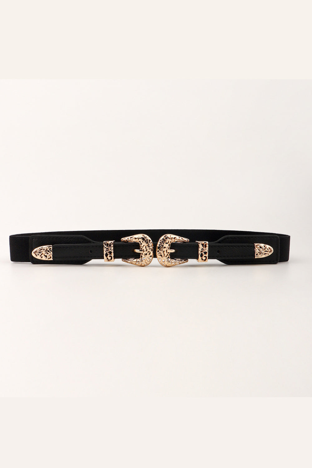 Buy Double Buckle Elastic Belt by Faz