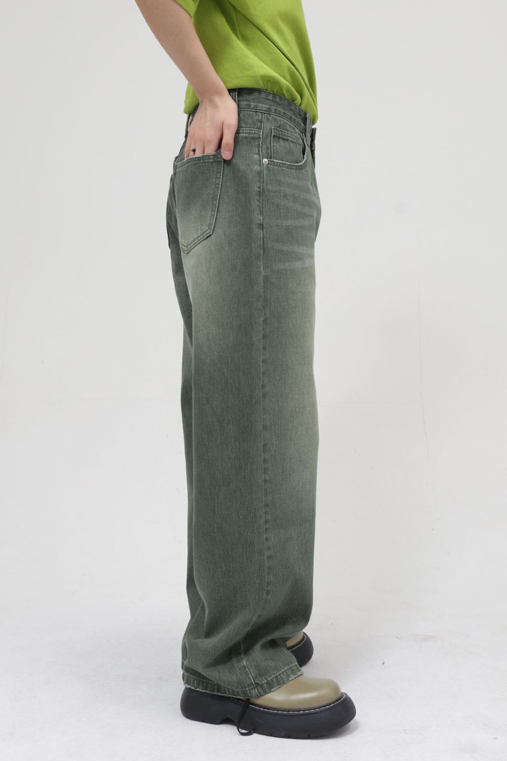 Buy Men's Wide Straight Leg Jeans by Faz