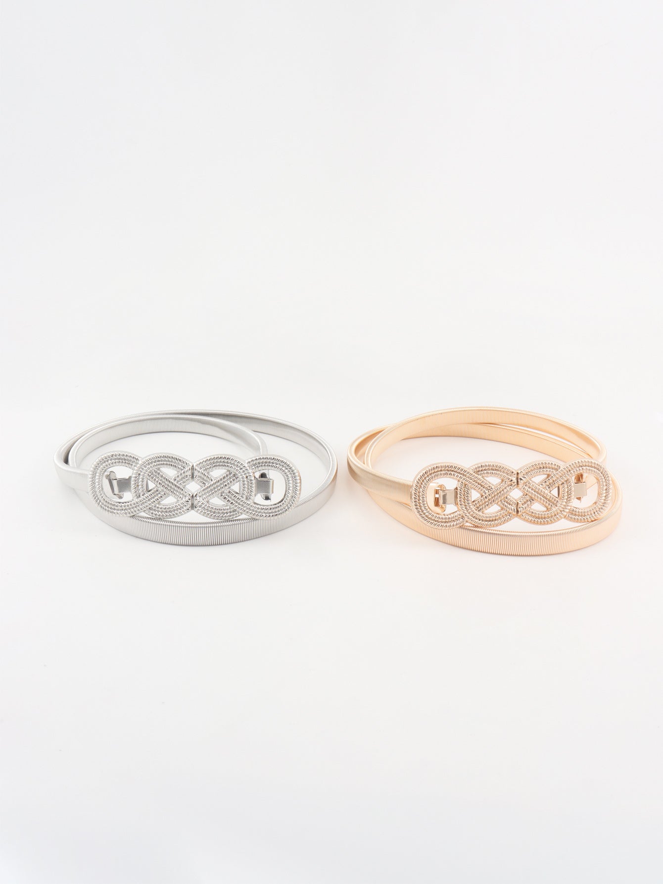 Buy Knot Buckle Metal Belt by Faz