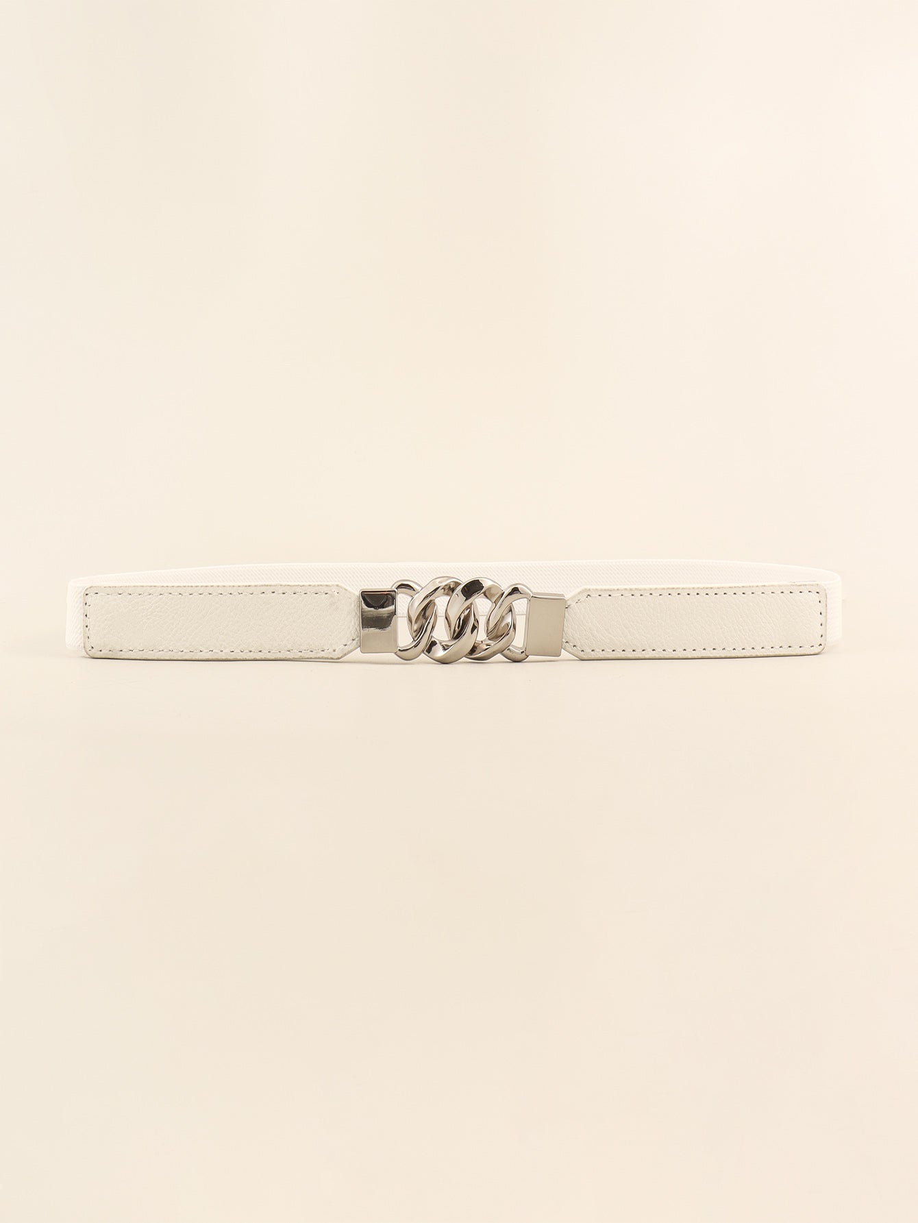 Buy Zinc Alloy Buckle Elastic PU Belt by Faz