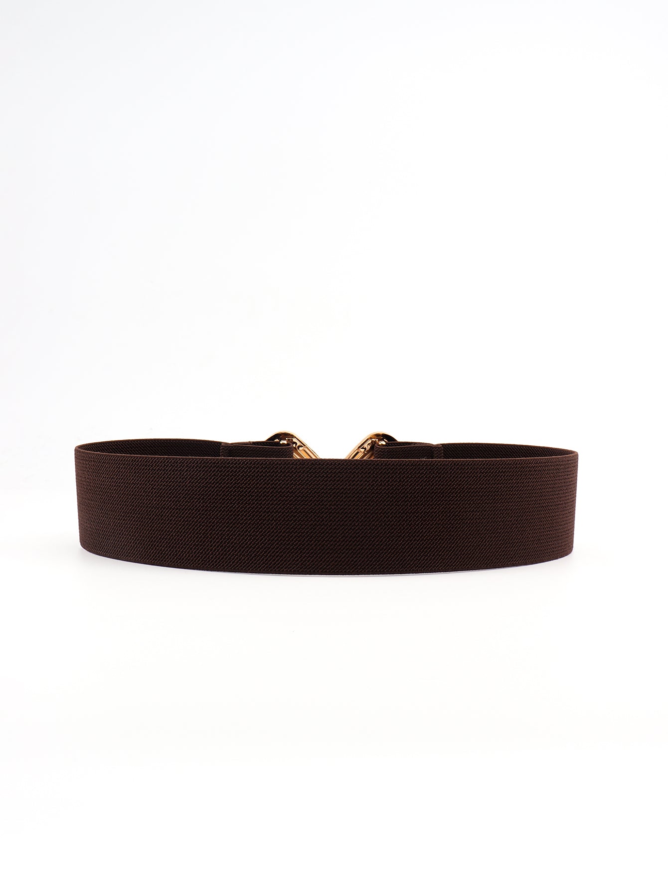 Buy Geometric Buckle Elastic Wide Belt by Faz