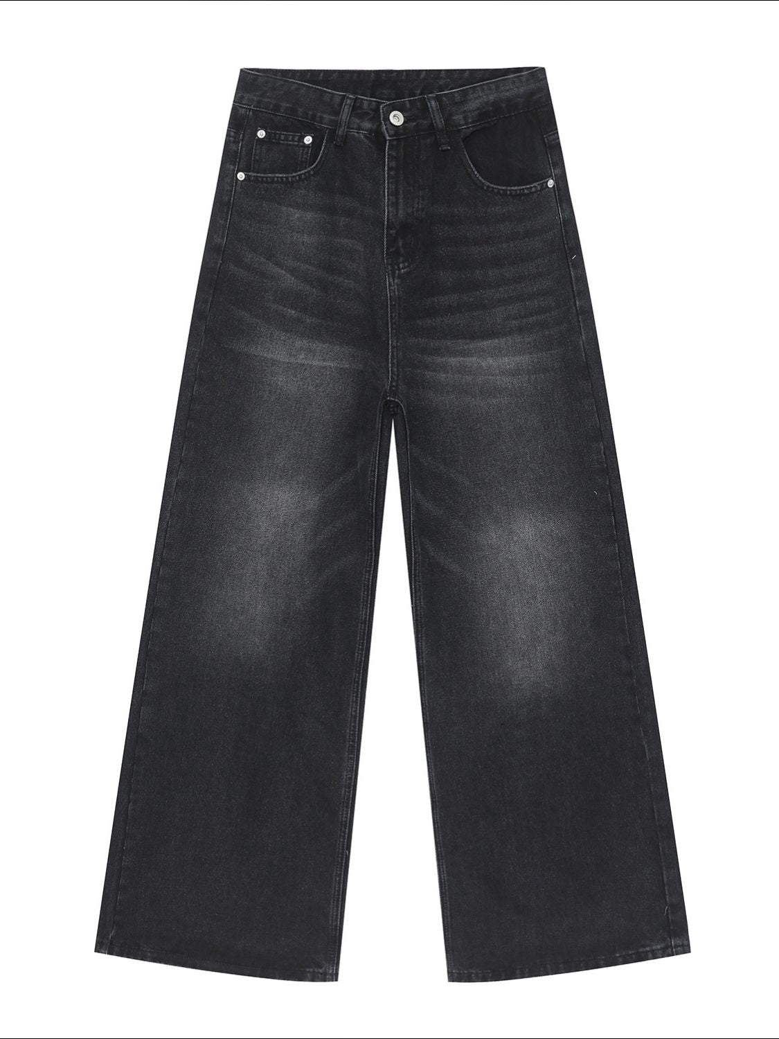 Buy Wide Leg Jeans with Pockets by Faz