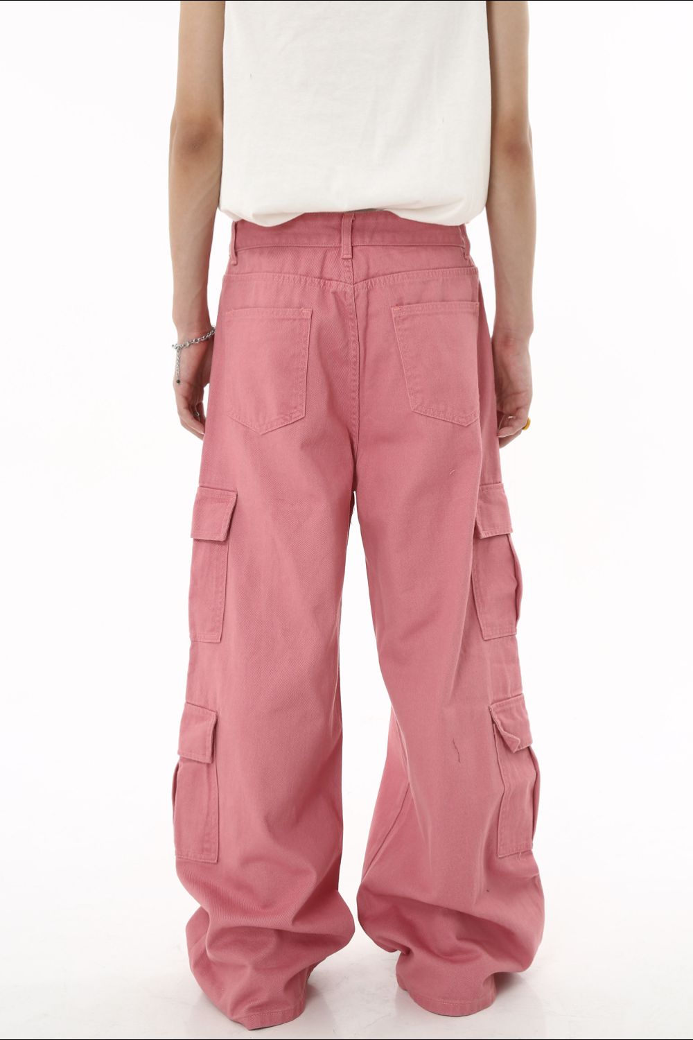 Buy Wide Leg Cargo Jeans by Faz
