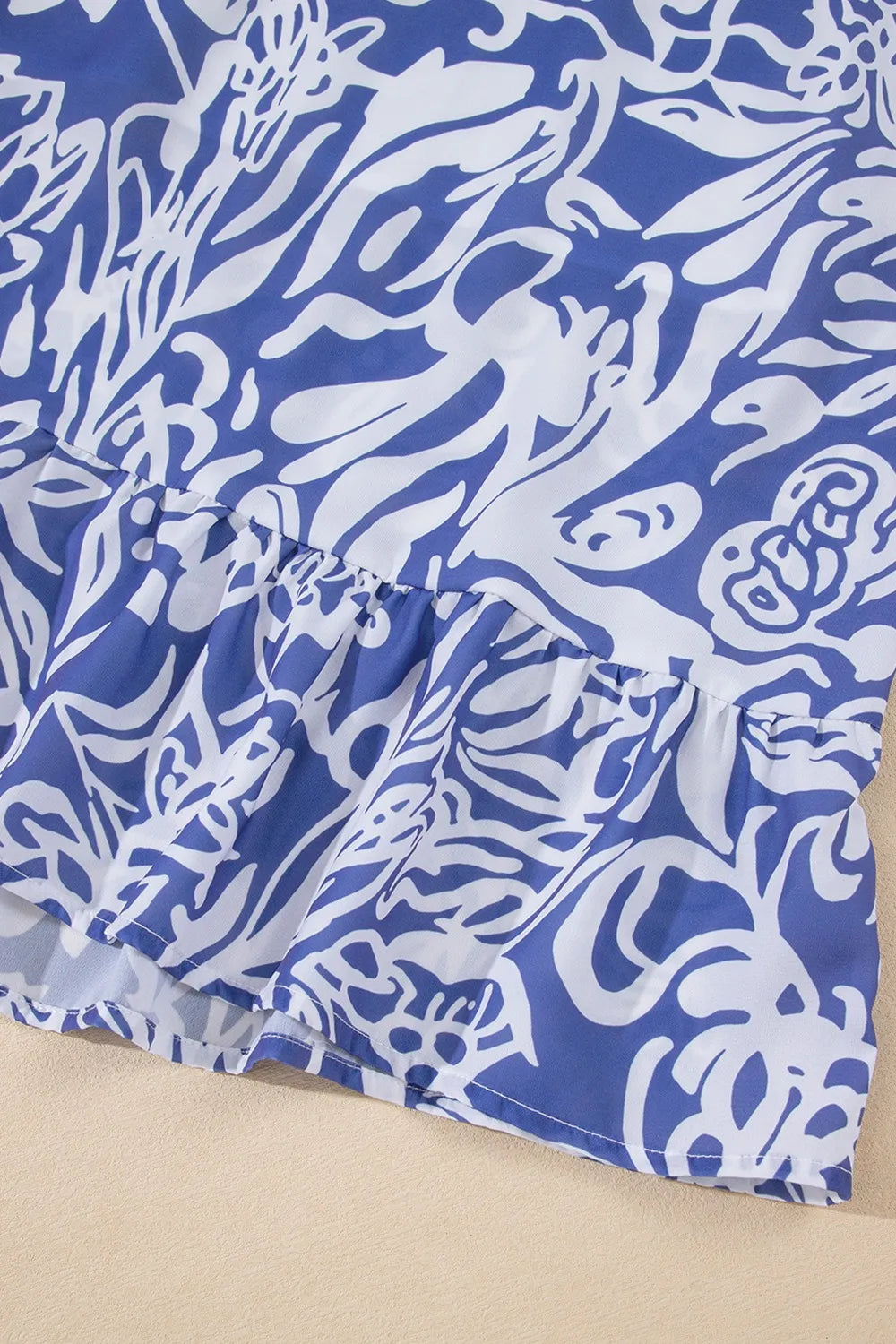 Buy Floral Print Spaghetti Strap High Waist Dress by Faz