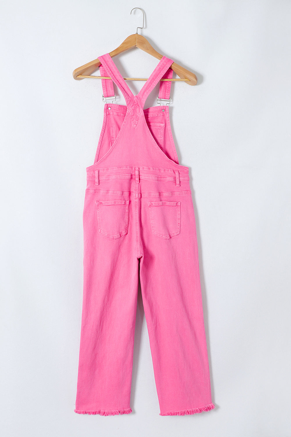 Buy Distressed Pocketed Wide Strap Denim Overalls by Faz