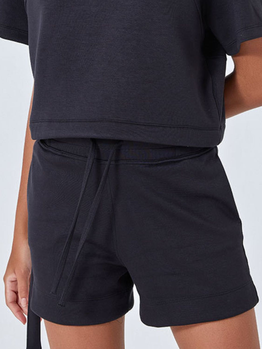 Buy Drawstring Solid Color Shorts with Pockets by Faz