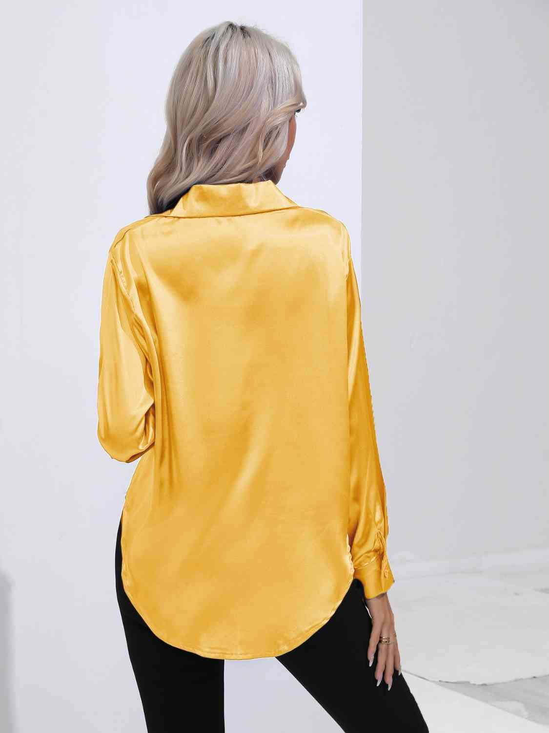 Buy Collared Neck Buttoned Long Sleeve Shirt by B&S