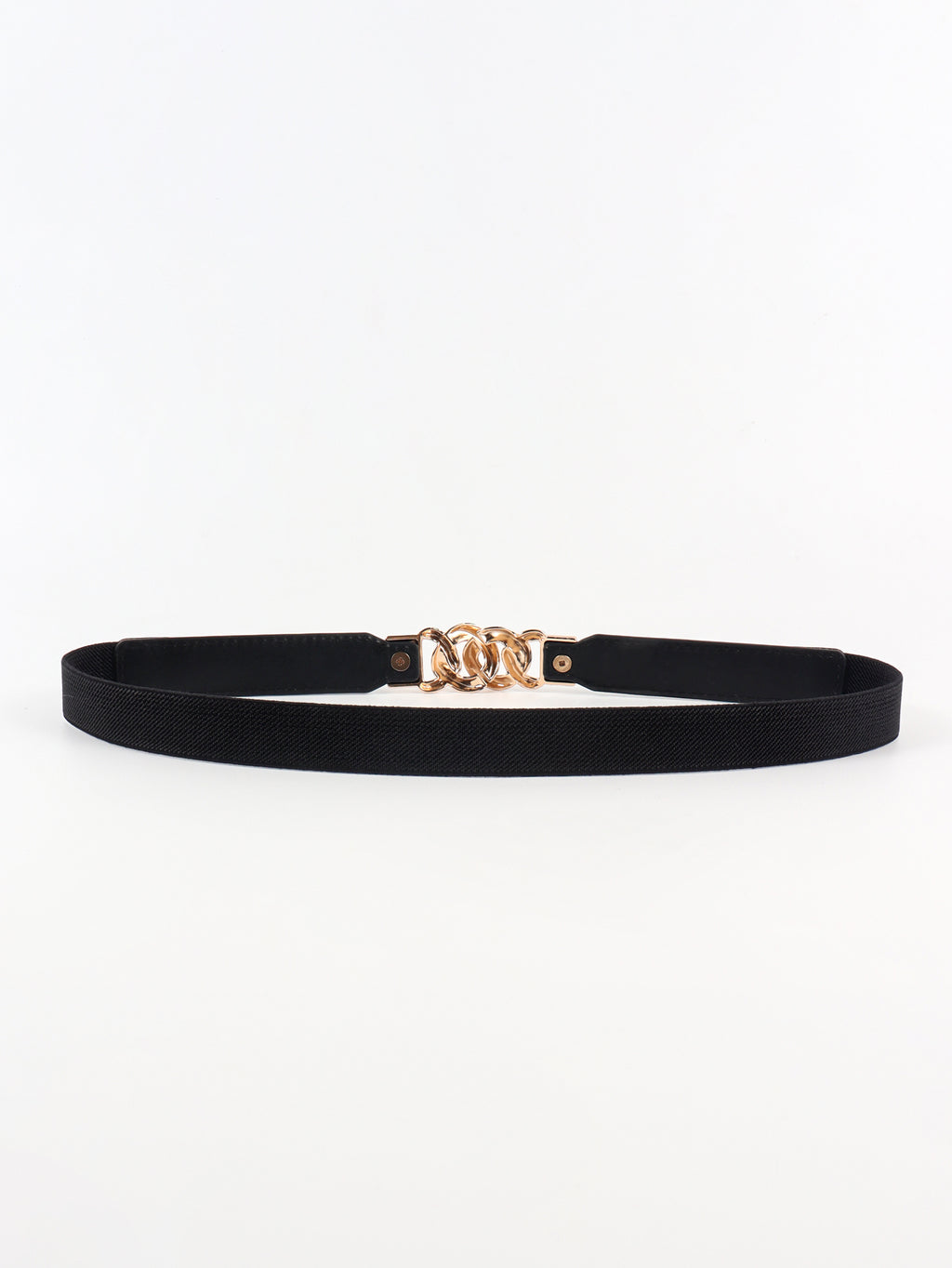 Buy Zinc Alloy Buckle Elastic PU Belt by Faz