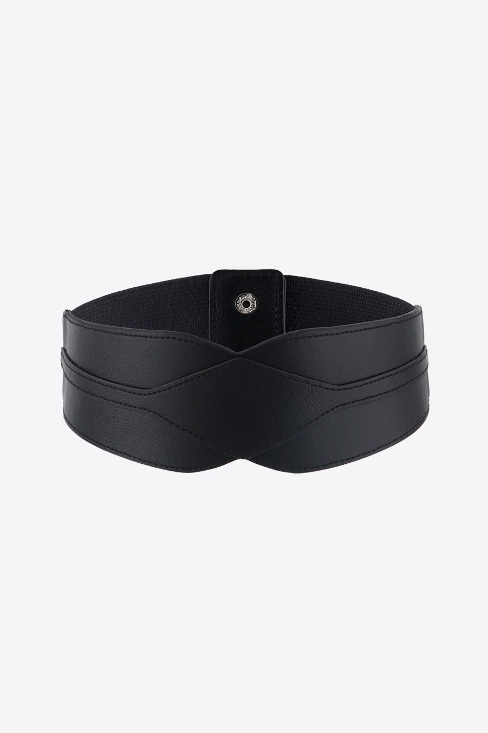 Buy Elastic Wide PU Belt by Faz