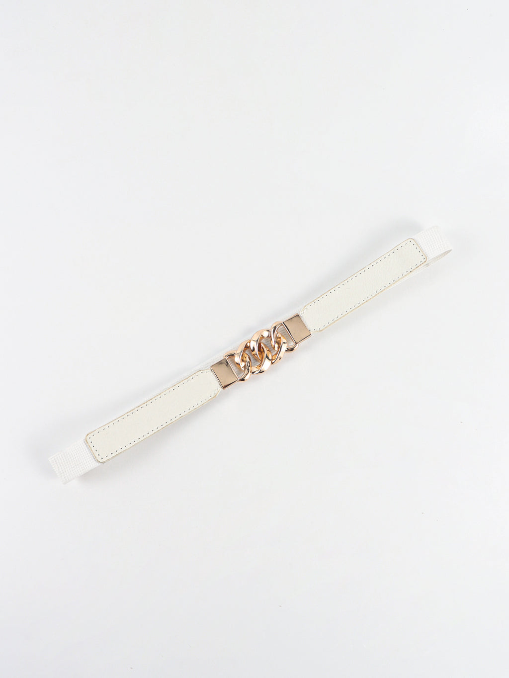 Buy Zinc Alloy Buckle Elastic PU Belt by Faz