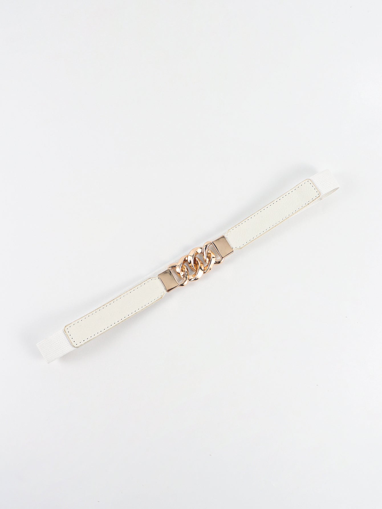 Buy Zinc Alloy Buckle Elastic PU Belt by Faz