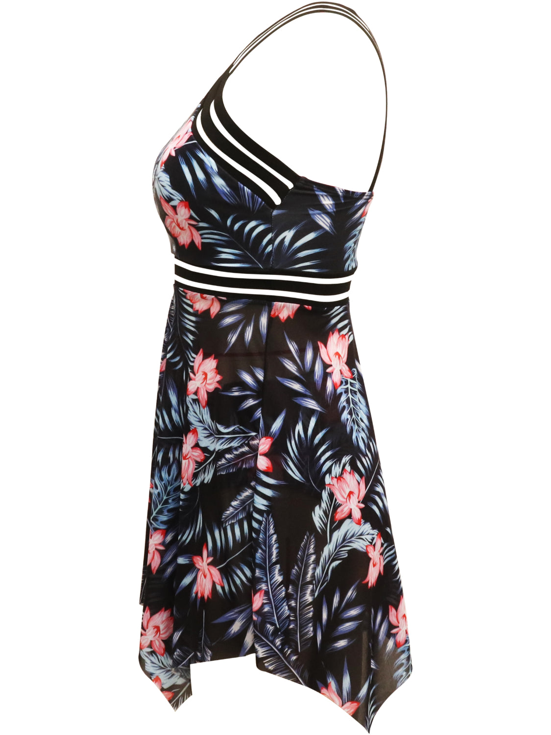 Buy Cutout Printed Two-Piece Swim Set by Faz