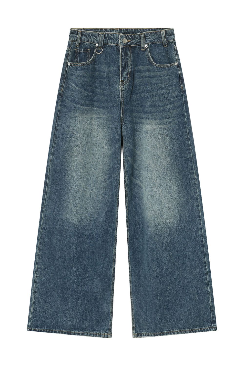 Buy Wide Leg Jeans with Pockets by Faz