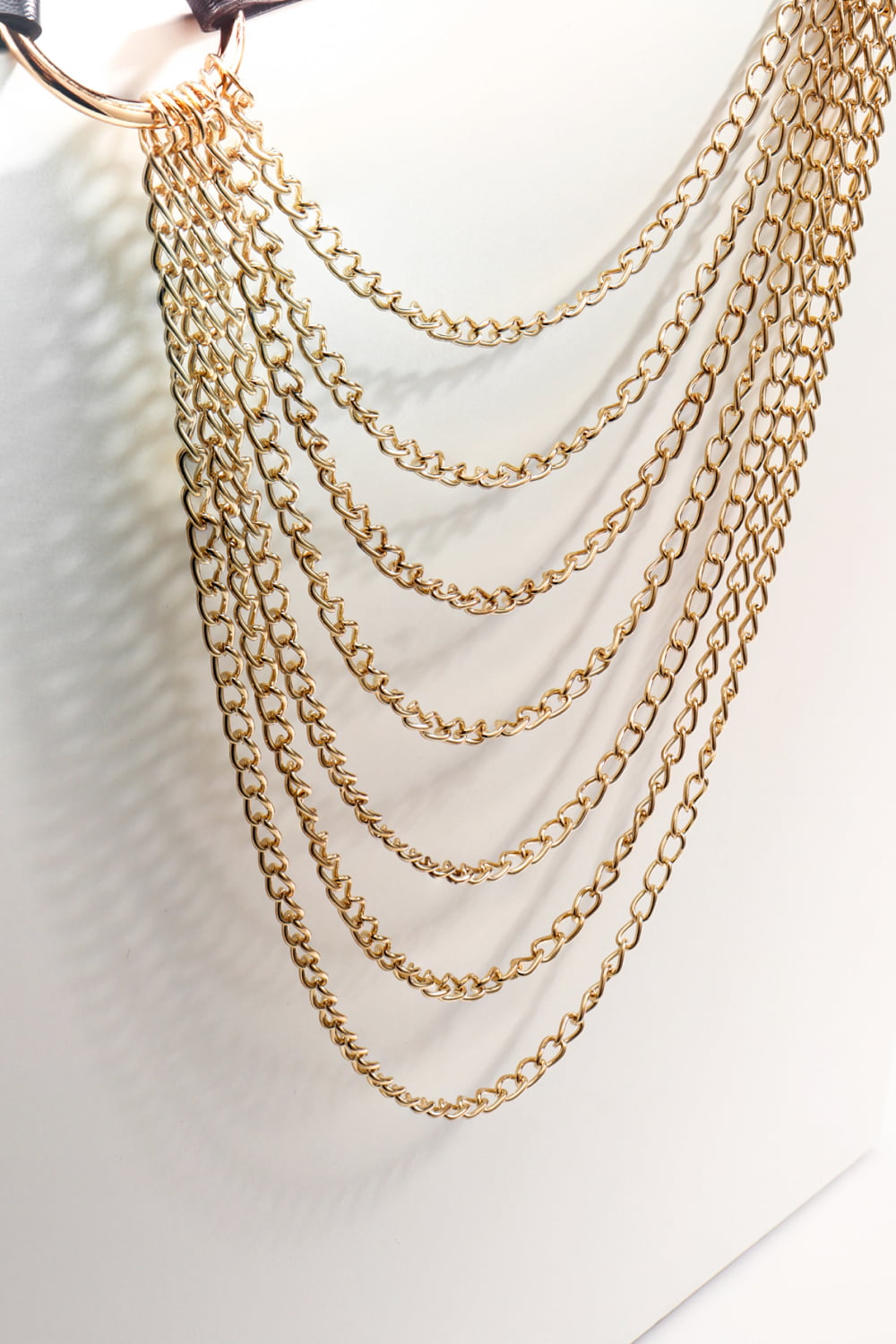 Buy PU Belt with Chain by Faz