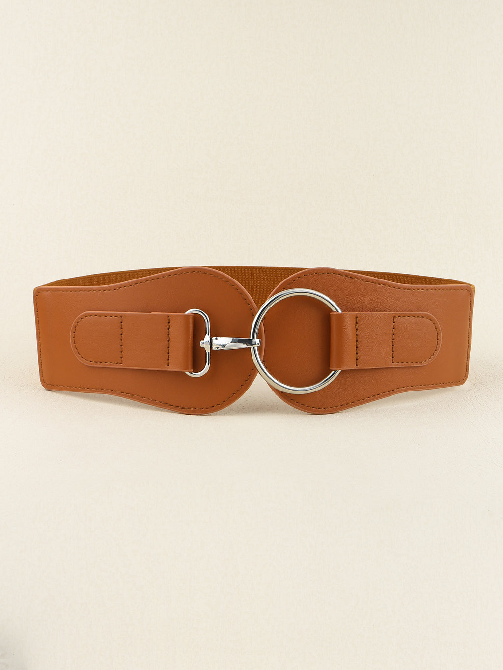 Buy PU Elastic Wide Belt by Faz