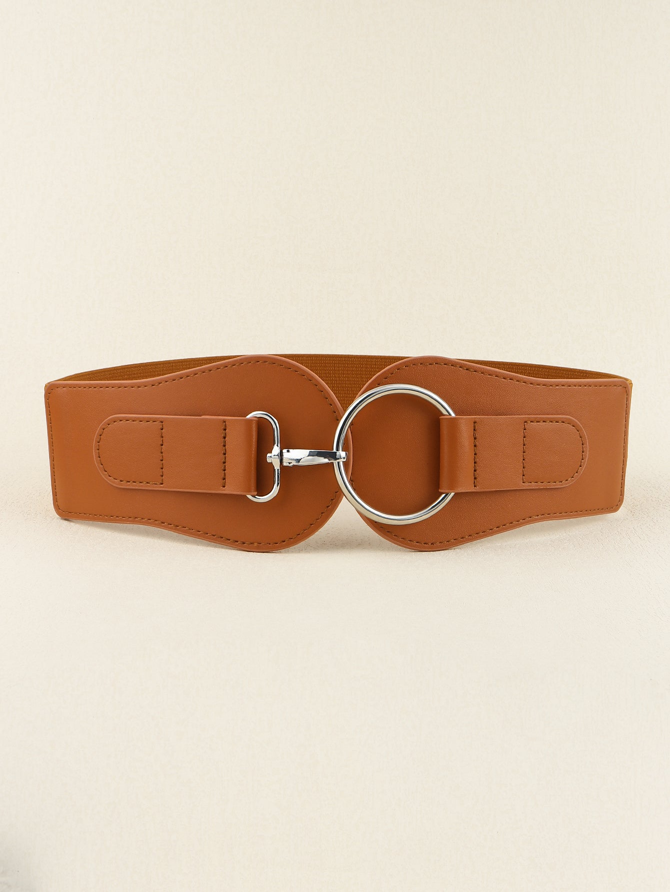Buy PU Elastic Wide Belt by Faz