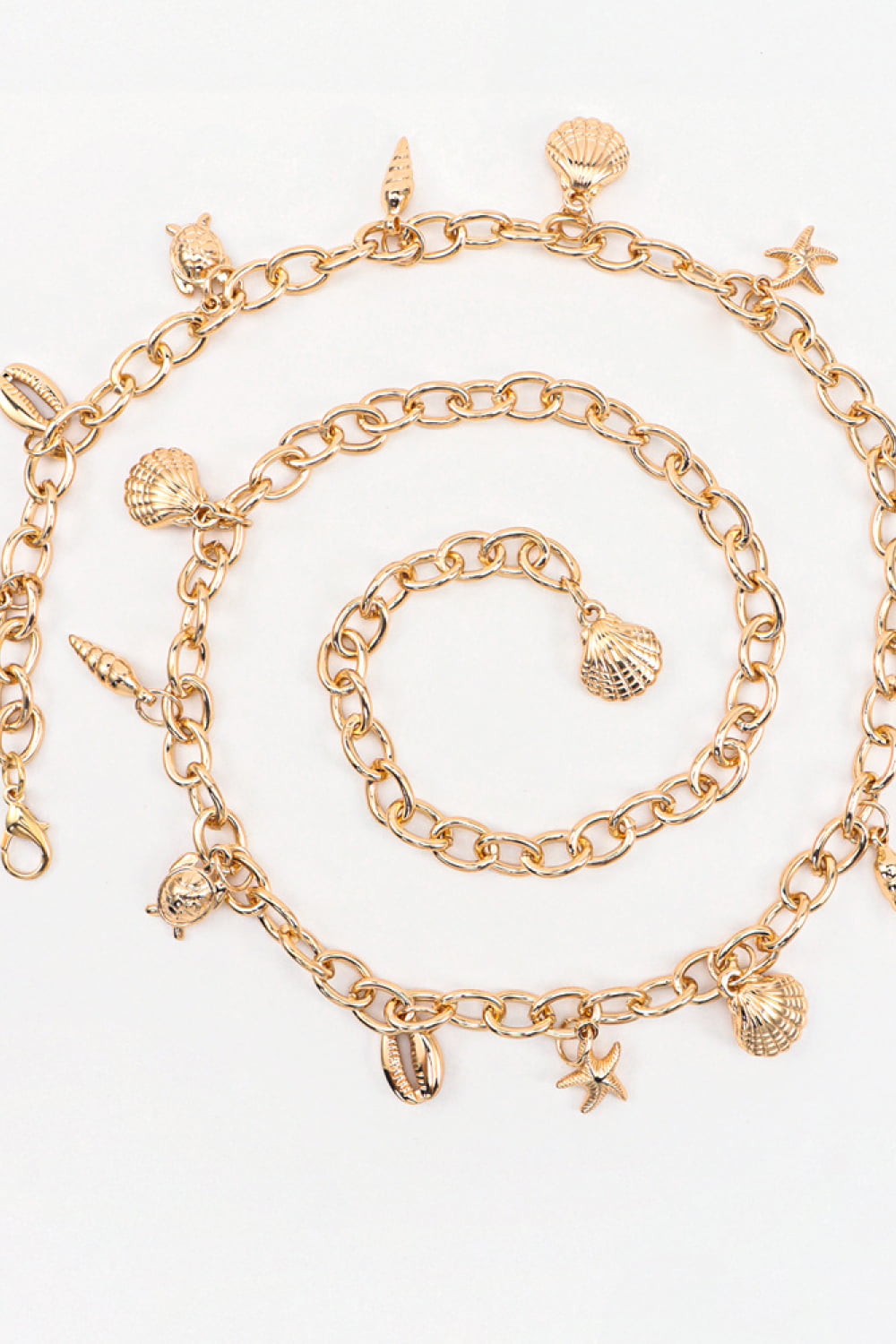 Buy Ocean Element Charm Chain Belt by Faz