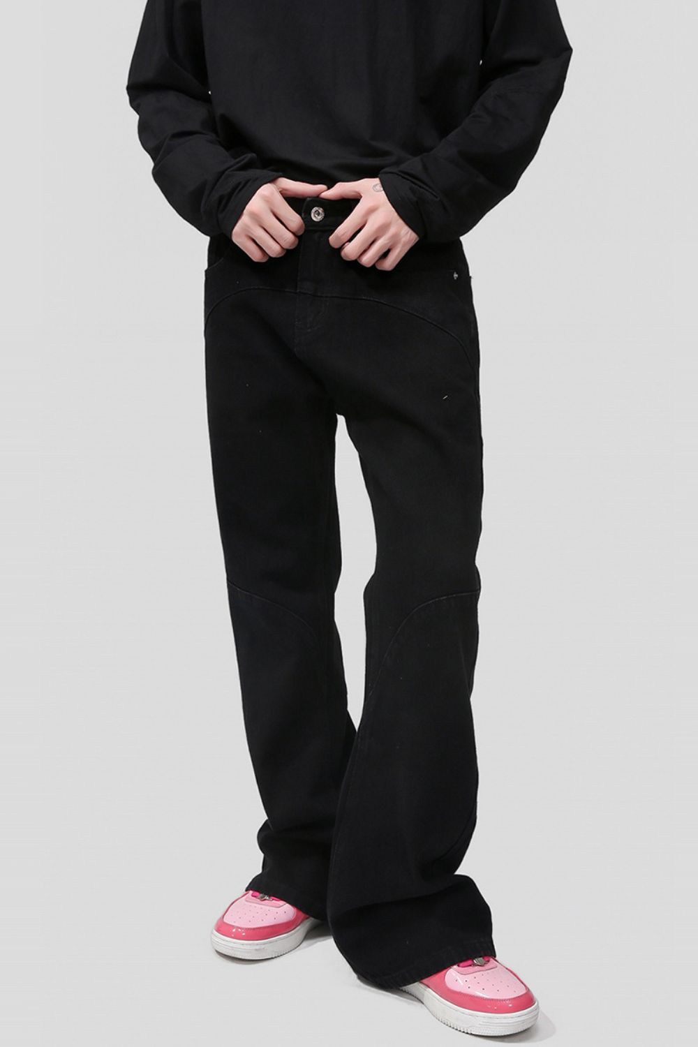 Buy Mid Rise Jeans with Pockets by Faz