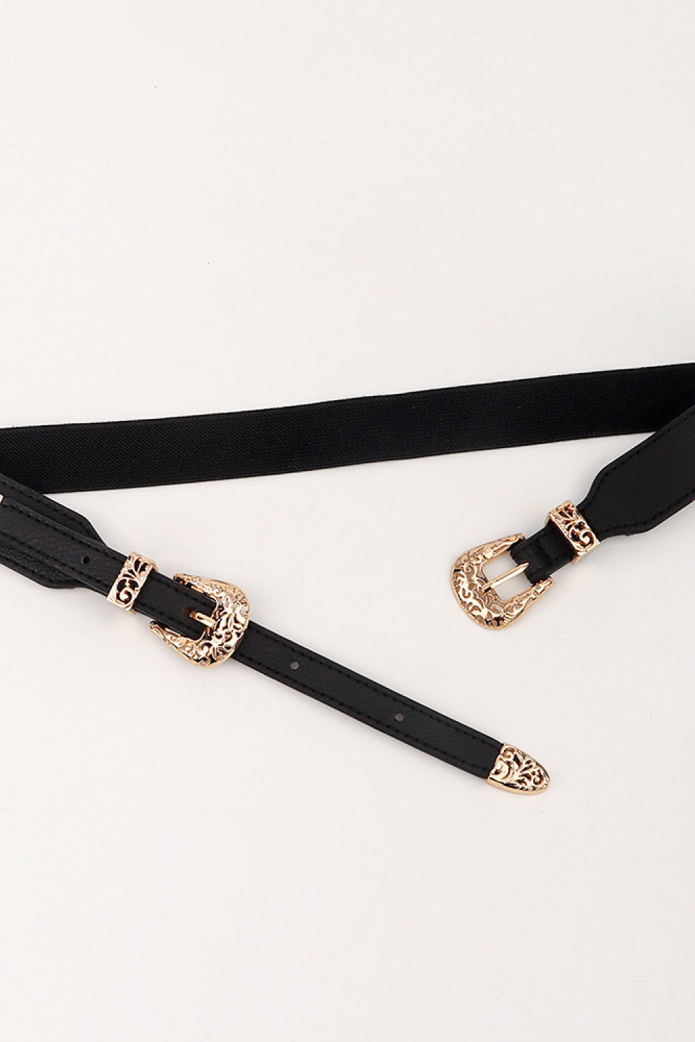 Buy Double Buckle Elastic Belt by Faz