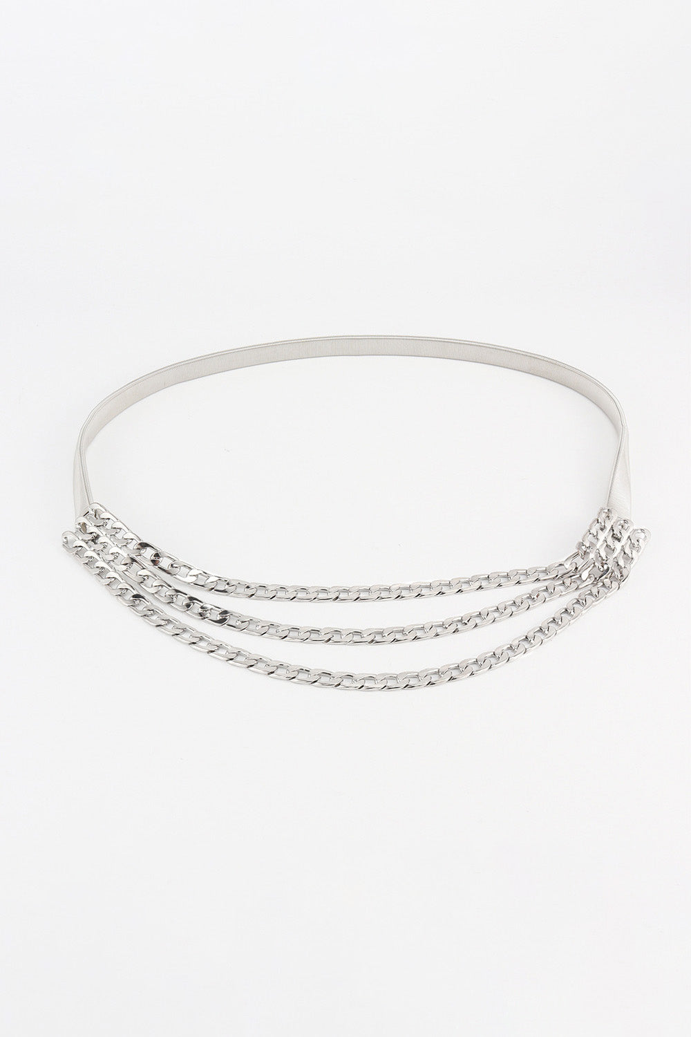 Buy Metal Triple-Layered Chain Belt by Faz