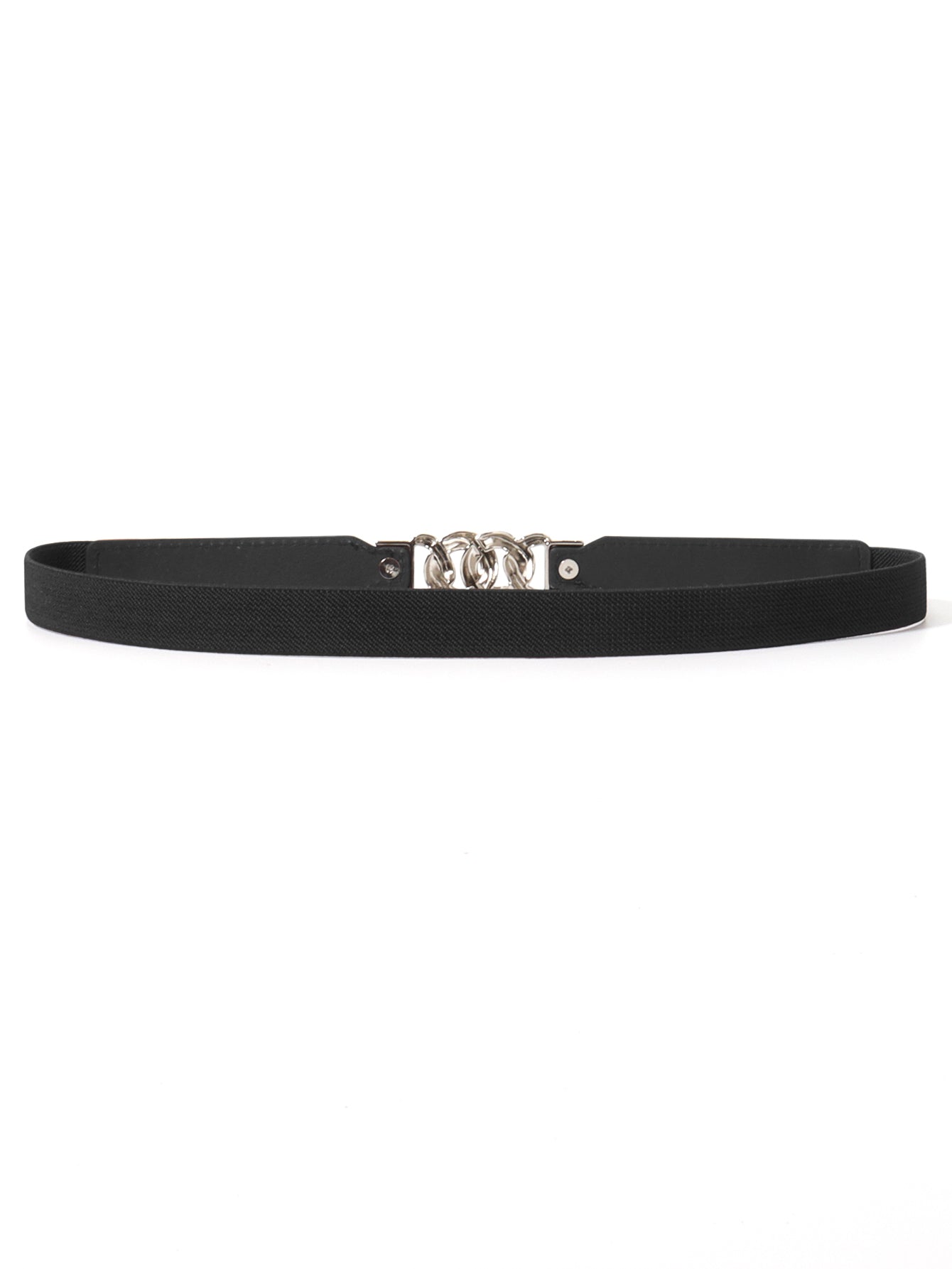 Buy Zinc Alloy Buckle Elastic PU Belt by Faz