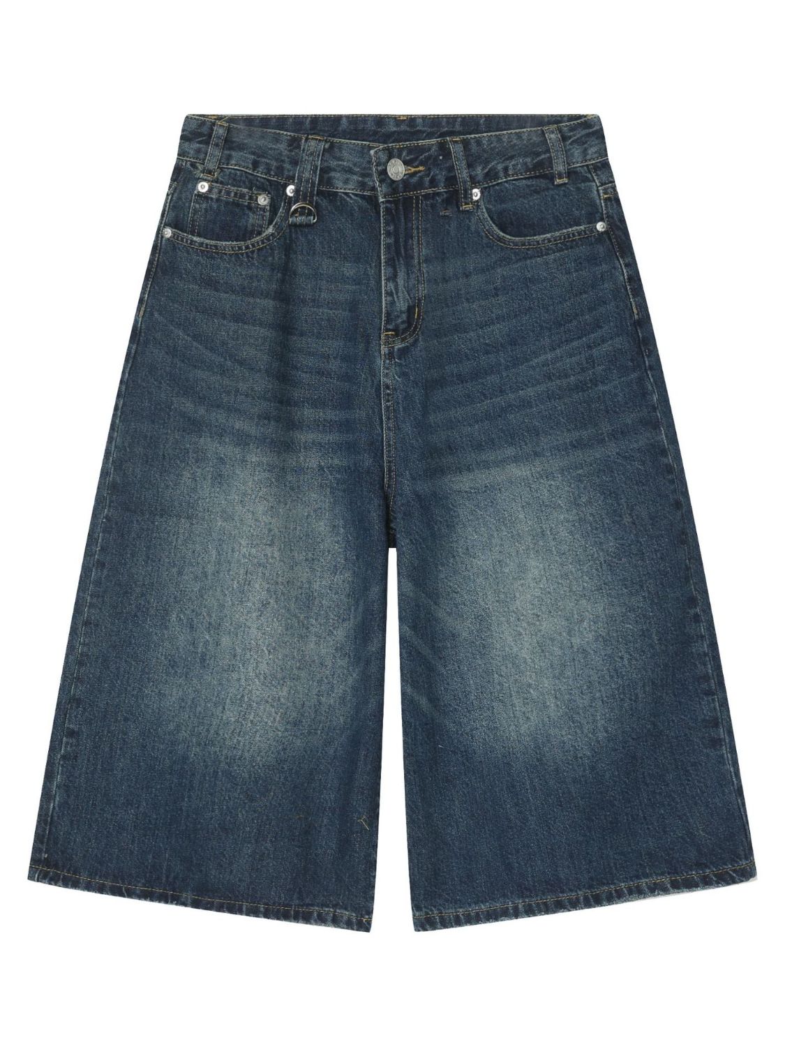 Buy Men's Wide Leg Denim Shorts by Faz