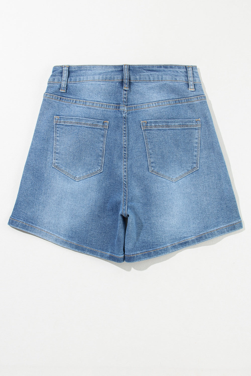 Buy Rhinestone High Waist Denim Shorts by Faz