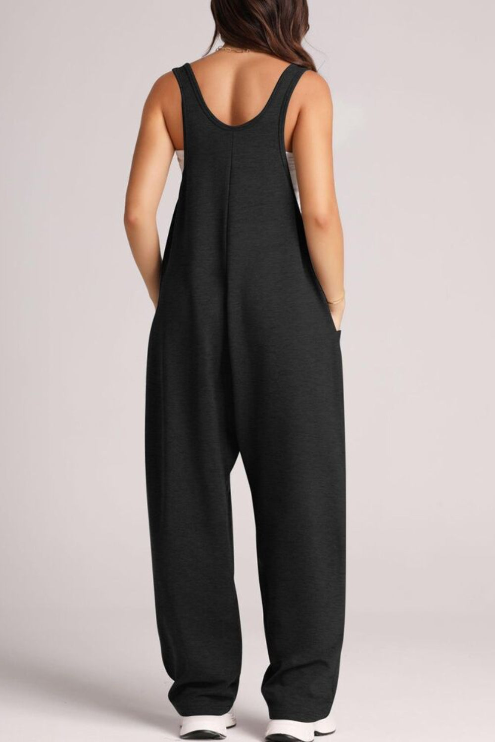 Buy V-Neck Wide Strap Overalls by Faz