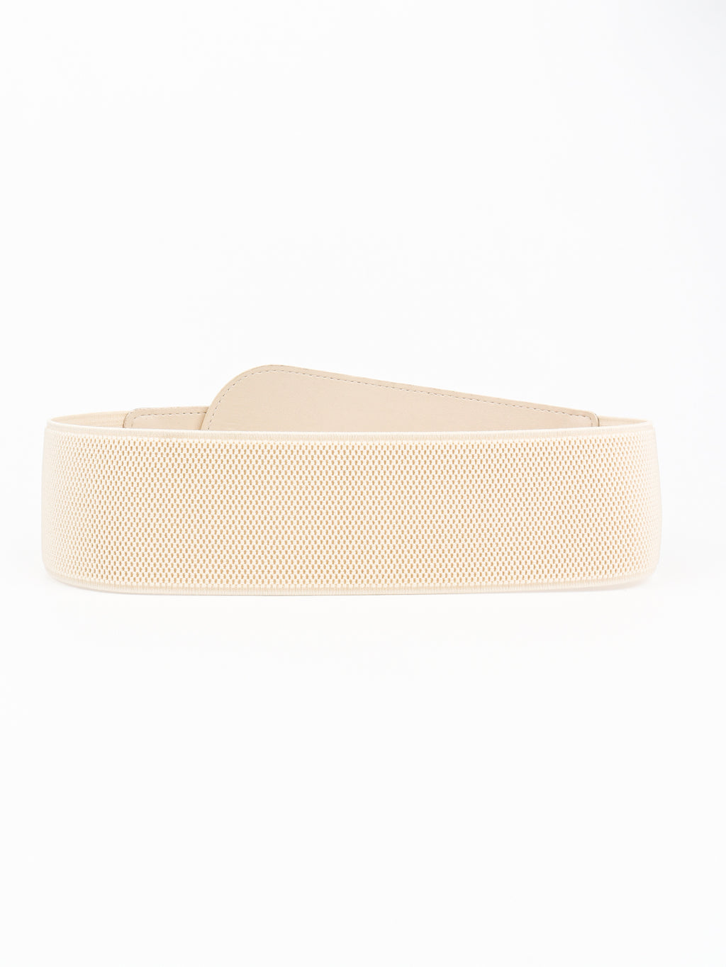 Buy PU Elastic Wide Belt with Alloy Buckle by Faz