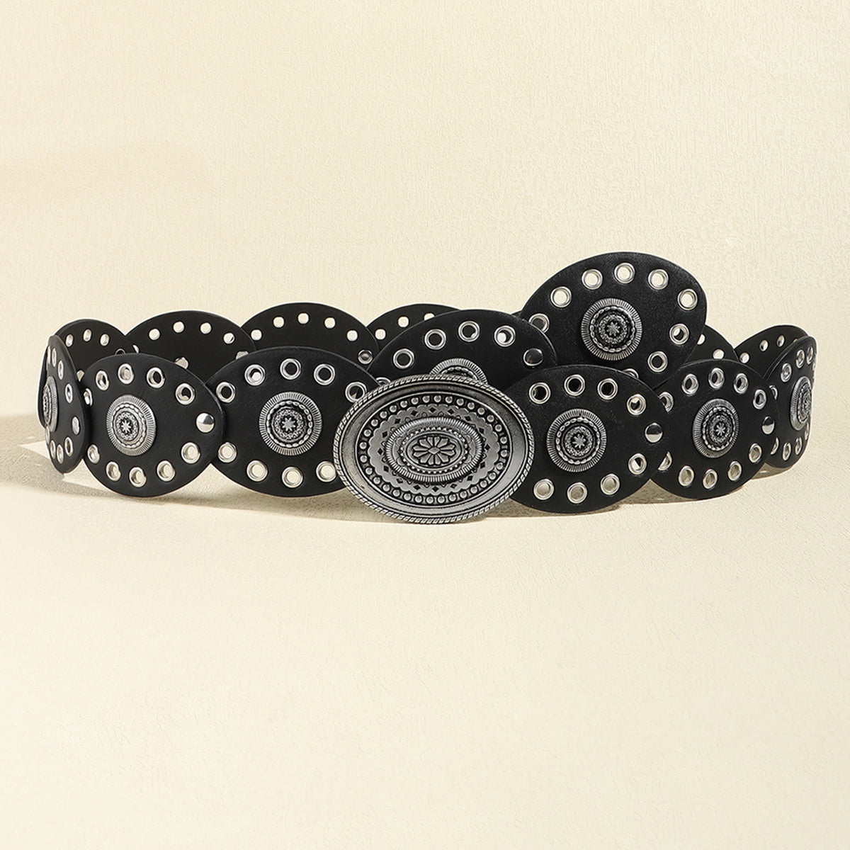 Buy Oval PU Belt by Faz