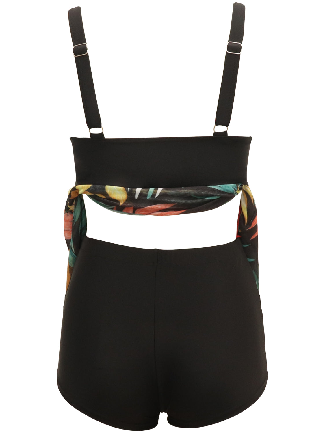 Buy Printed Wide Strap Two-Piece Swim Set by Faz