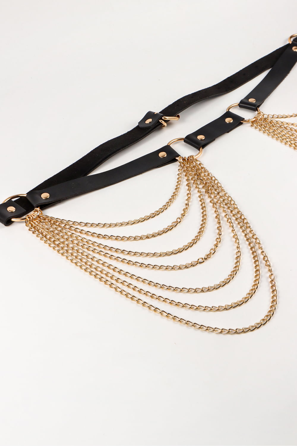 Buy PU Belt with Chain by Faz