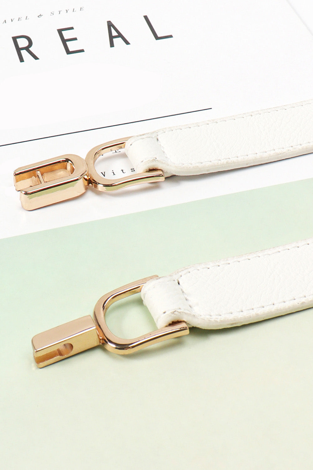 Buy Alloy Buckle Elastic Belt by Faz