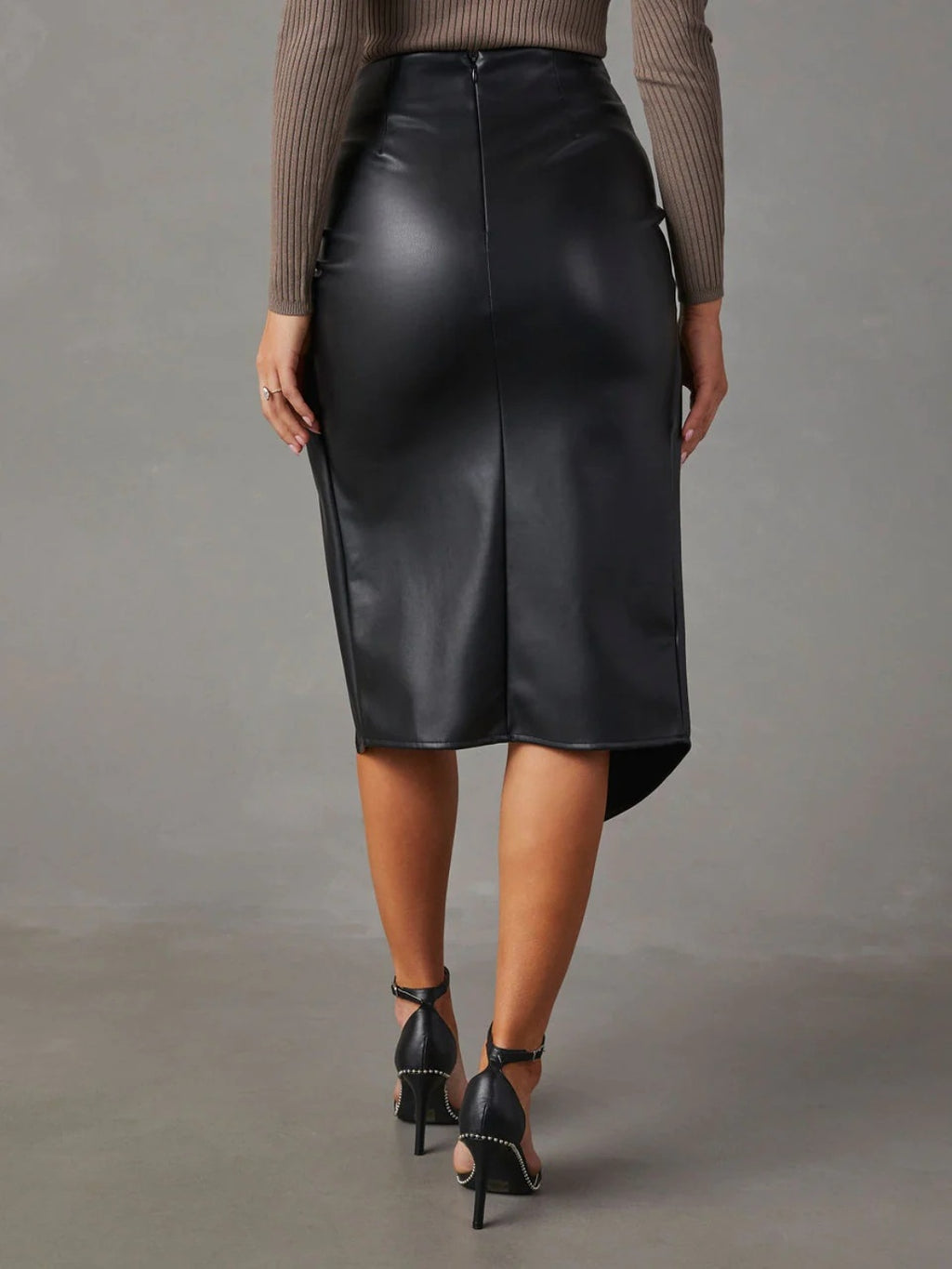 Buy Twist Detail High Waist Skirt by Faz