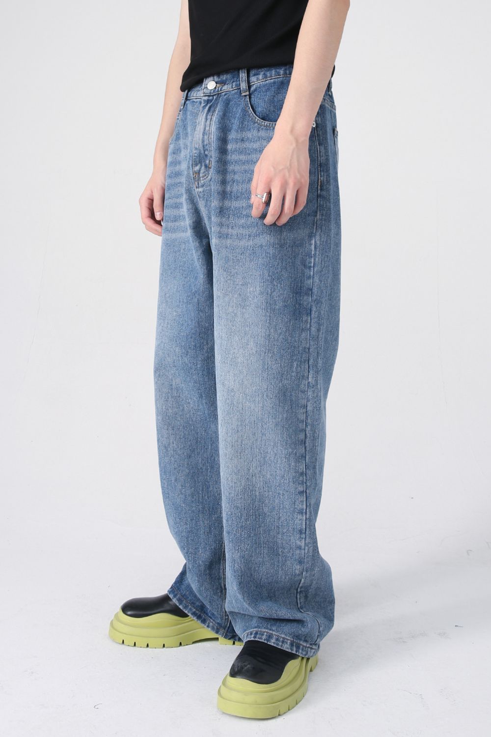 Buy Baggy Jeans with Pockets by Faz
