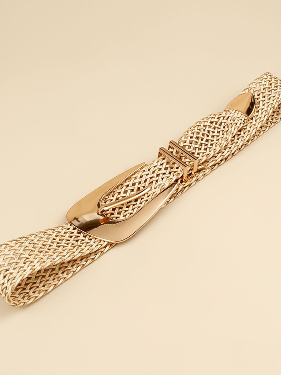 Buy Irregular Buckle Braid Belt by Faz