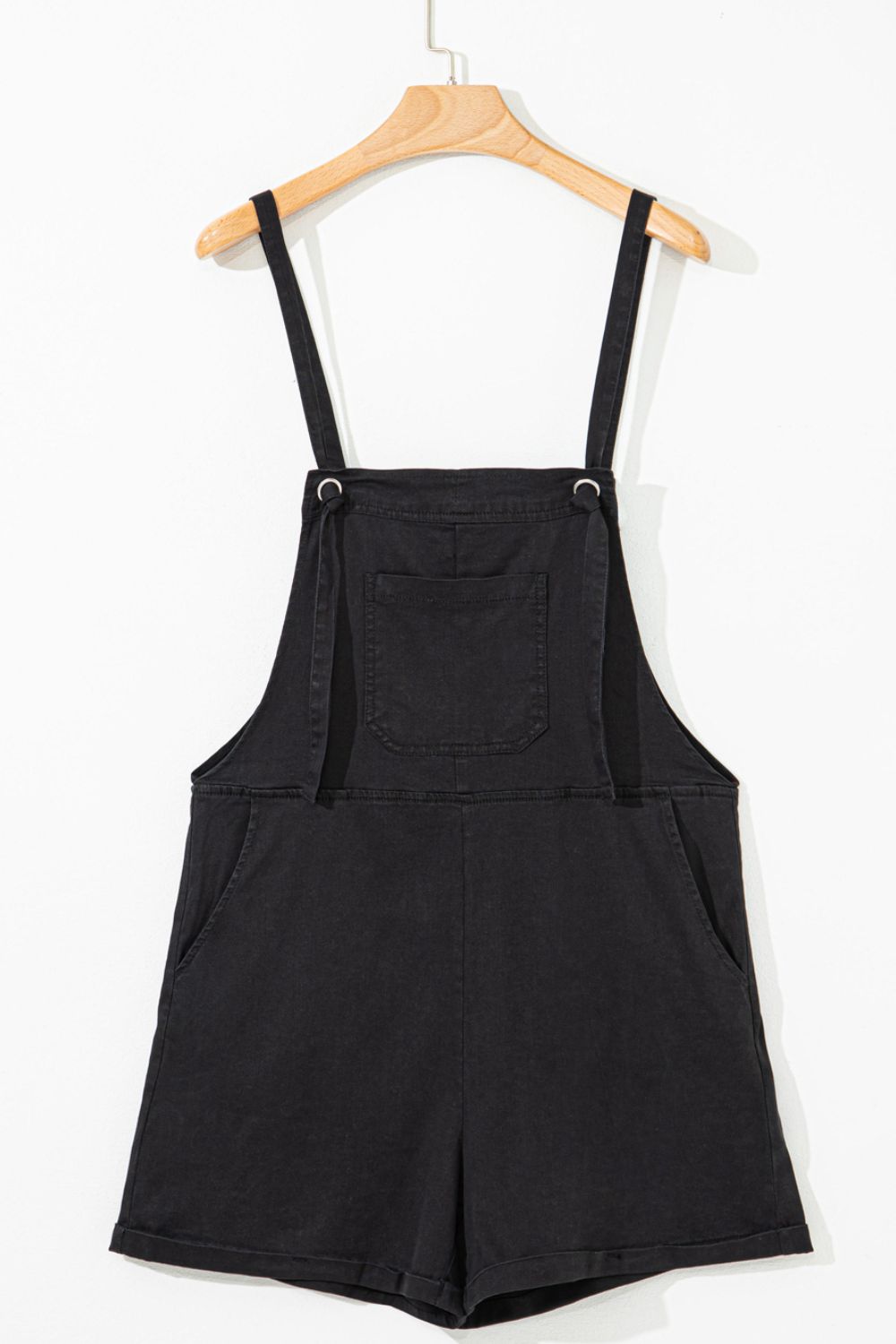 Buy Square Neck Denim Overalls with Pockets by Faz